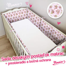 Načítať obrázok do zobrazovača galérie, Sada detských postieľok (matrac, mriežka a plachta)