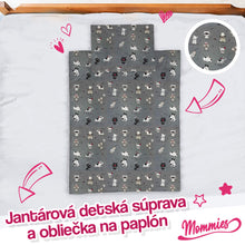 Načítať obrázok do zobrazovača galérie, Detské jantárové obliečky a prikrývka s plachtou (5 dielny)