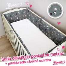 Načítať obrázok do zobrazovača galérie, Sada detských postieľok (matrac, mriežka a plachta)