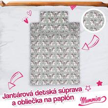 Načítať obrázok do zobrazovača galérie, Detské jantárové obliečky a prikrývka s plachtou (5 dielny)