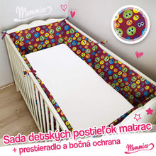Načítať obrázok do zobrazovača galérie, Sada detských postieľok (matrac, mriežka a plachta)