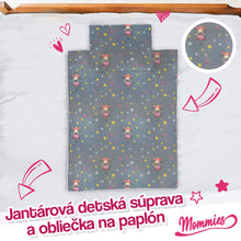 Načítať obrázok do zobrazovača galérie, Detské jantárové obliečky a prikrývka s plachtou (5 dielny)