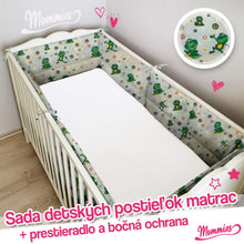 Načítať obrázok do zobrazovača galérie, Sada detských postieľok (matrac, mriežka a plachta)
