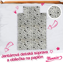 Načítať obrázok do zobrazovača galérie, Detské jantárové obliečky a prikrývka s plachtou (5 dielny)