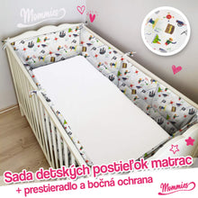 Načítať obrázok do zobrazovača galérie, Sada detských postieľok (matrac, mriežka a plachta)