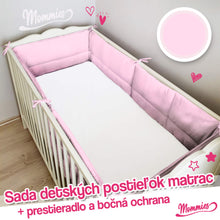 Načítať obrázok do zobrazovača galérie, Sada detských postieľok (matrac, mriežka a plachta)