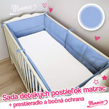 Načítať obrázok do zobrazovača galérie, Sada detských postieľok (matrac, mriežka a plachta)