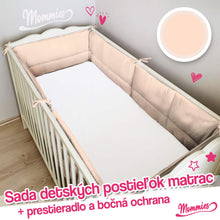 Načítať obrázok do zobrazovača galérie, Sada detských postieľok (matrac, mriežka a plachta)
