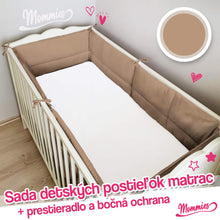 Načítať obrázok do zobrazovača galérie, Sada detských postieľok (matrac, mriežka a plachta)