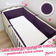 Načítať obrázok do zobrazovača galérie, Sada detských postieľok (matrac, mriežka a plachta)