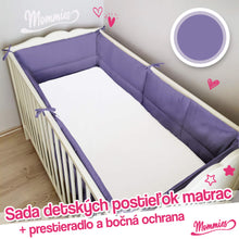 Načítať obrázok do zobrazovača galérie, Sada detských postieľok (matrac, mriežka a plachta)