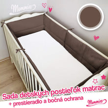 Načítať obrázok do zobrazovača galérie, Sada detských postieľok (matrac, mriežka a plachta)