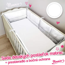 Načítať obrázok do zobrazovača galérie, Sada detských postieľok (matrac, mriežka a plachta)